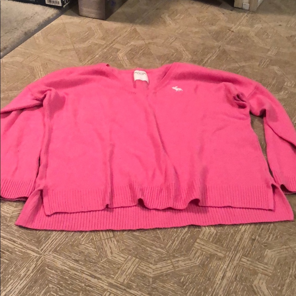 Pink Abercrombie sweater